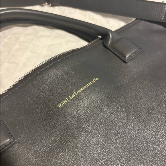 WANT Les Essentiels Grey Leather Tote - Picture 10 of 11